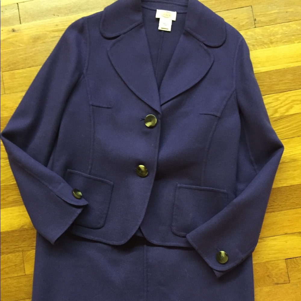 Eggplant colored 2 piece suit